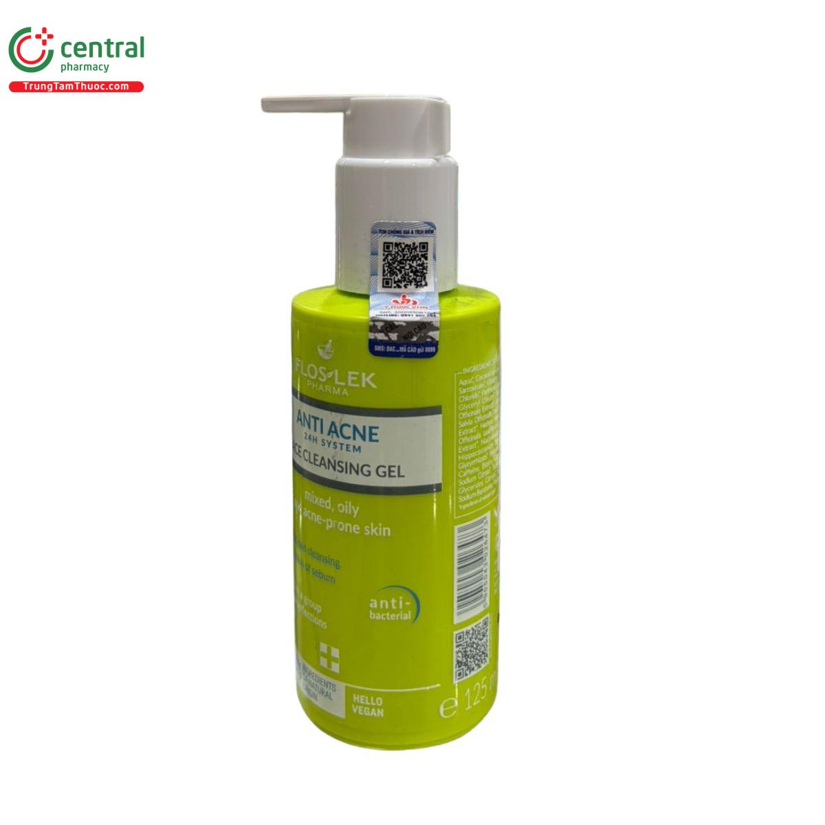 floslek anti acne face cleansing gel 2 V8021 floslek anti acne face cleansing gel 2 V8021