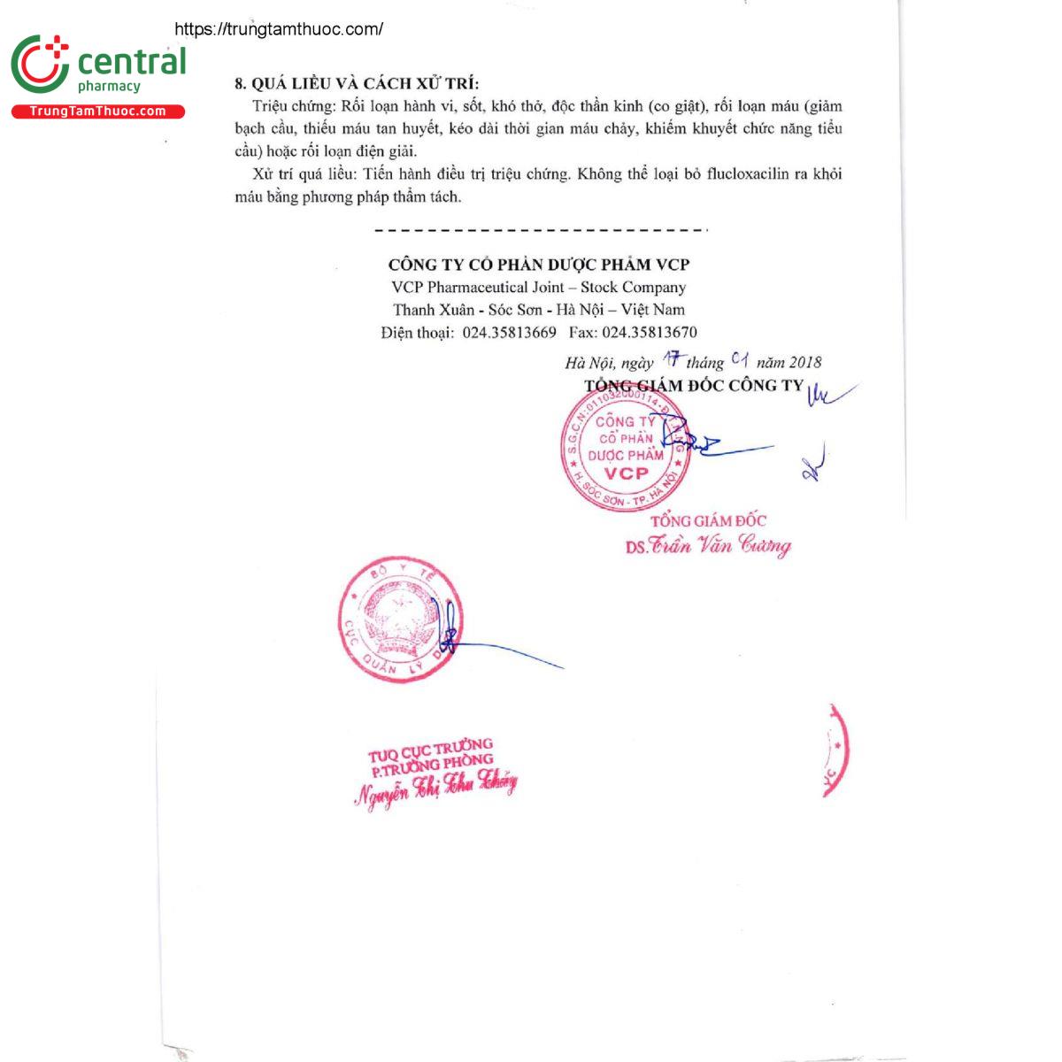 flucloxacilin 500ng vcp 14 A0644 flucloxacilin 500ng vcp 14 A0644