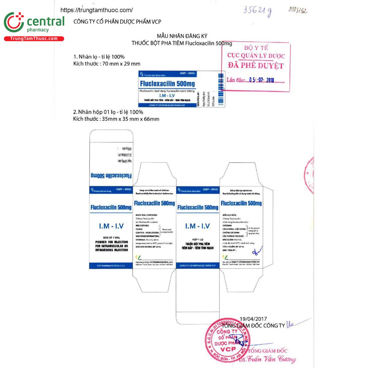 flucloxacilin 500ng vcp 5 P6315 flucloxacilin 500ng vcp 5 P6315