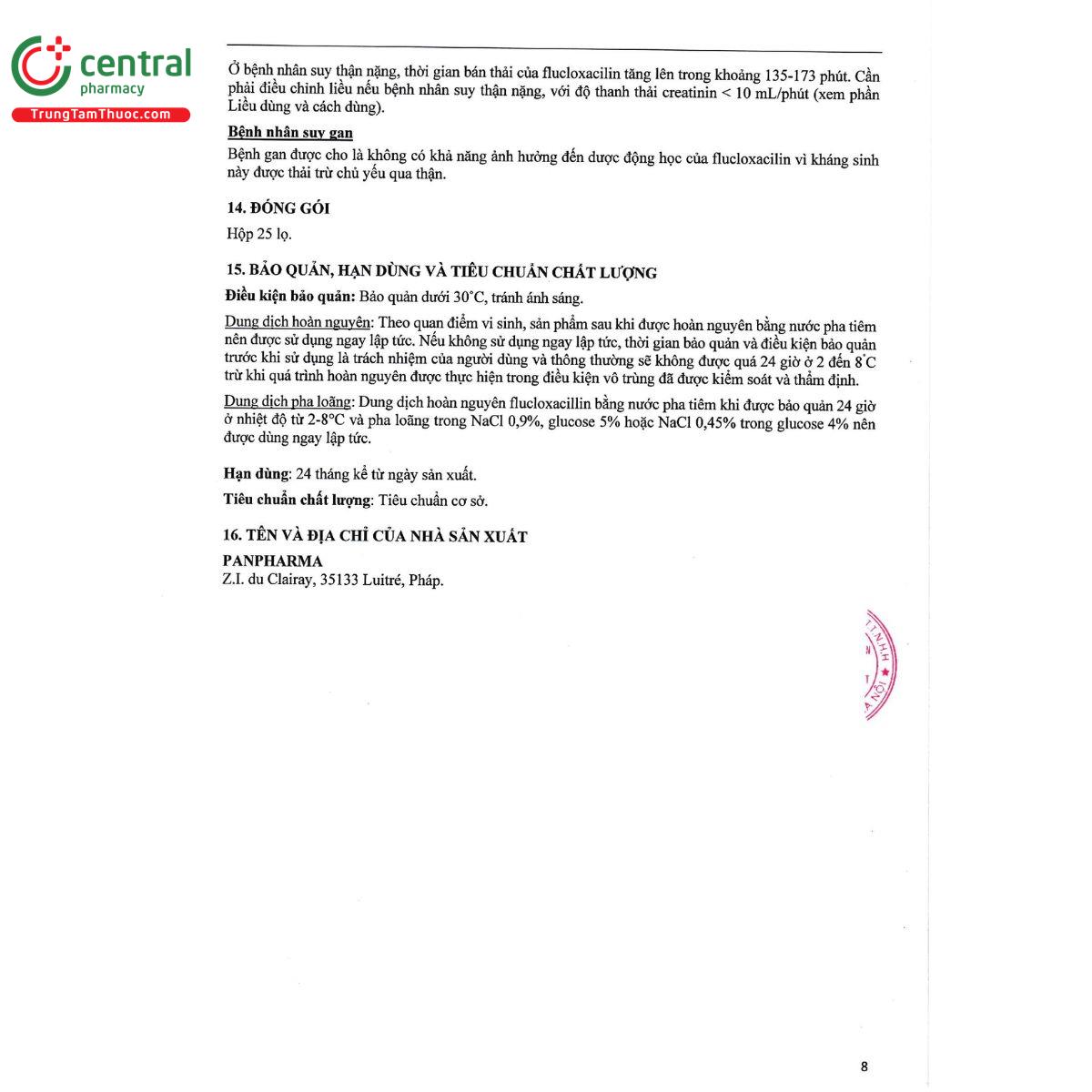 flucloxacillin panpharma 250mg 11 G2645 flucloxacillin panpharma 250mg 11 G2645