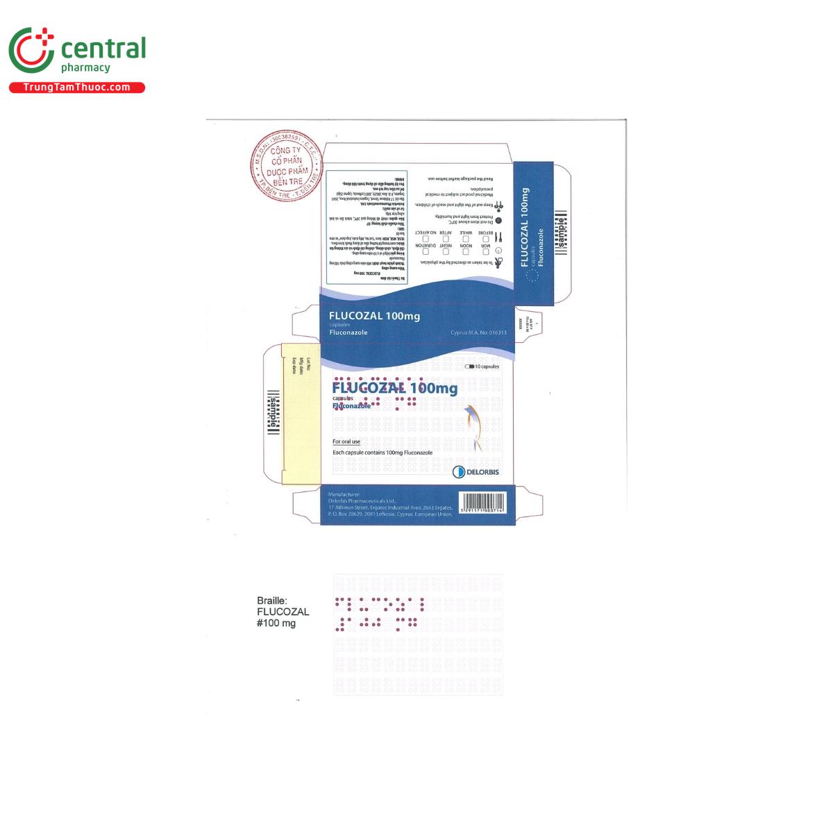 flucozal 100mg 2 K4805