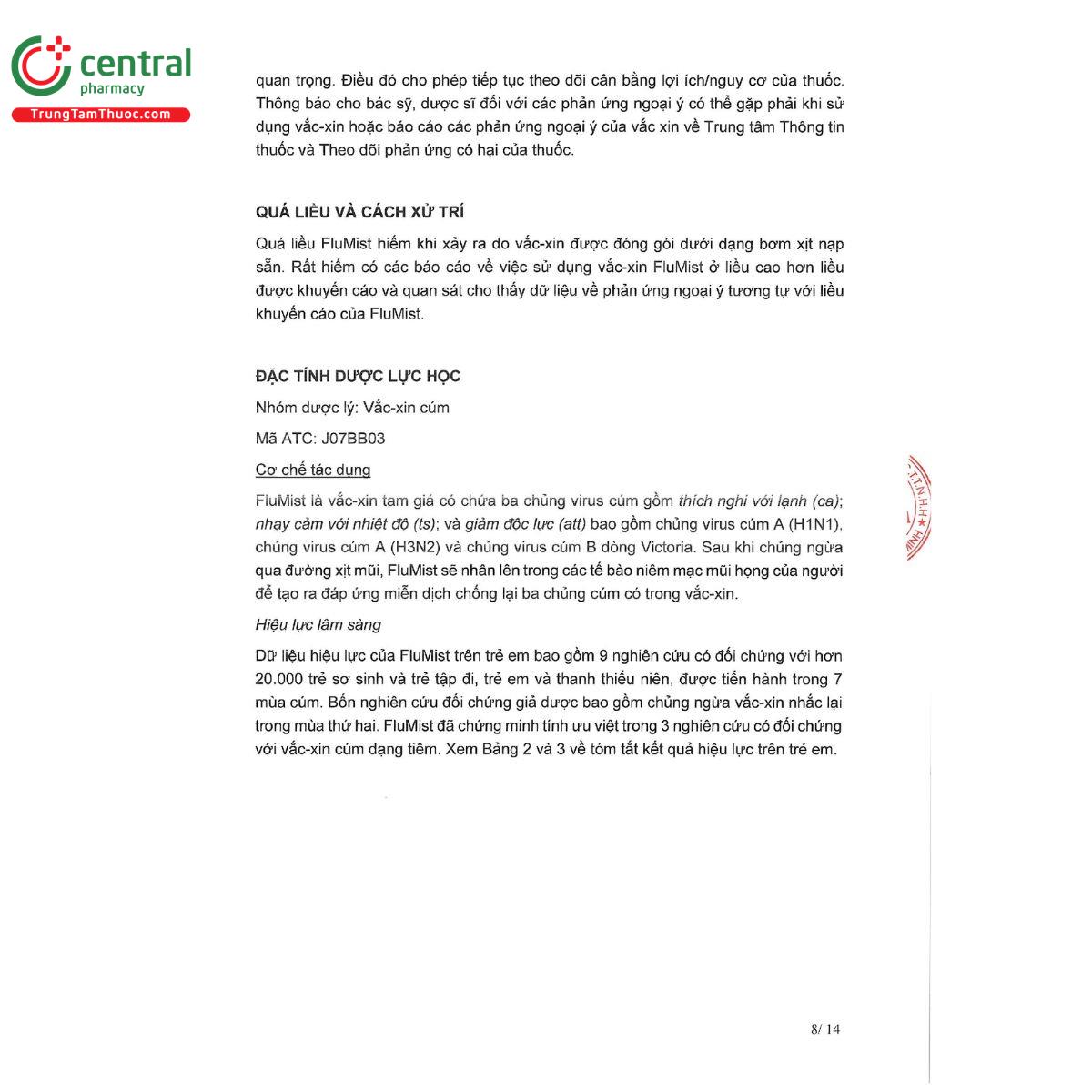 flumist 10 Q6824 flumist 10 Q6824