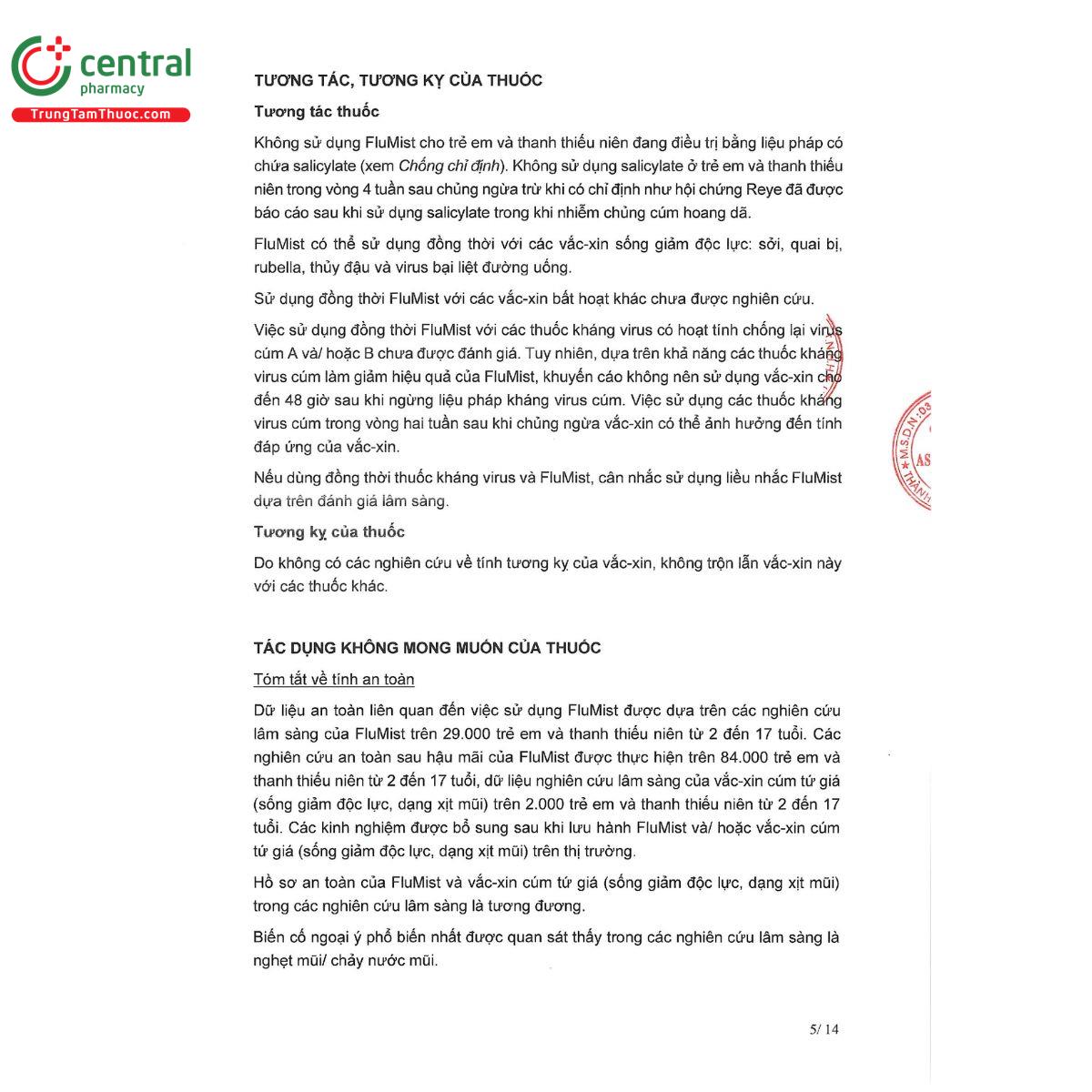 flumist 7 T8881 flumist 7 T8881