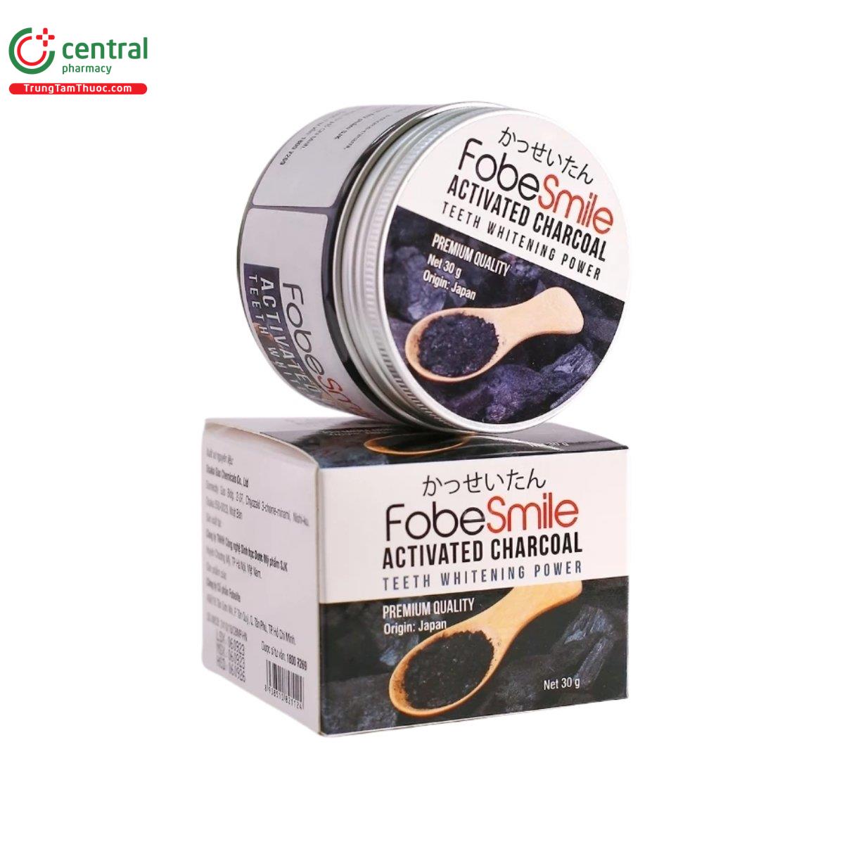 fobe smile activated charcoal 6 J3042