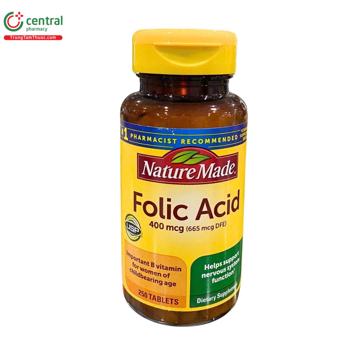 folic acid 400mcg nature made 1 B0726