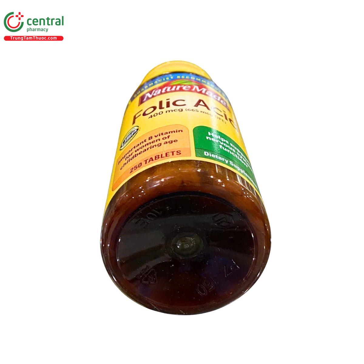 folic acid 400mcg nature made 5 U8750