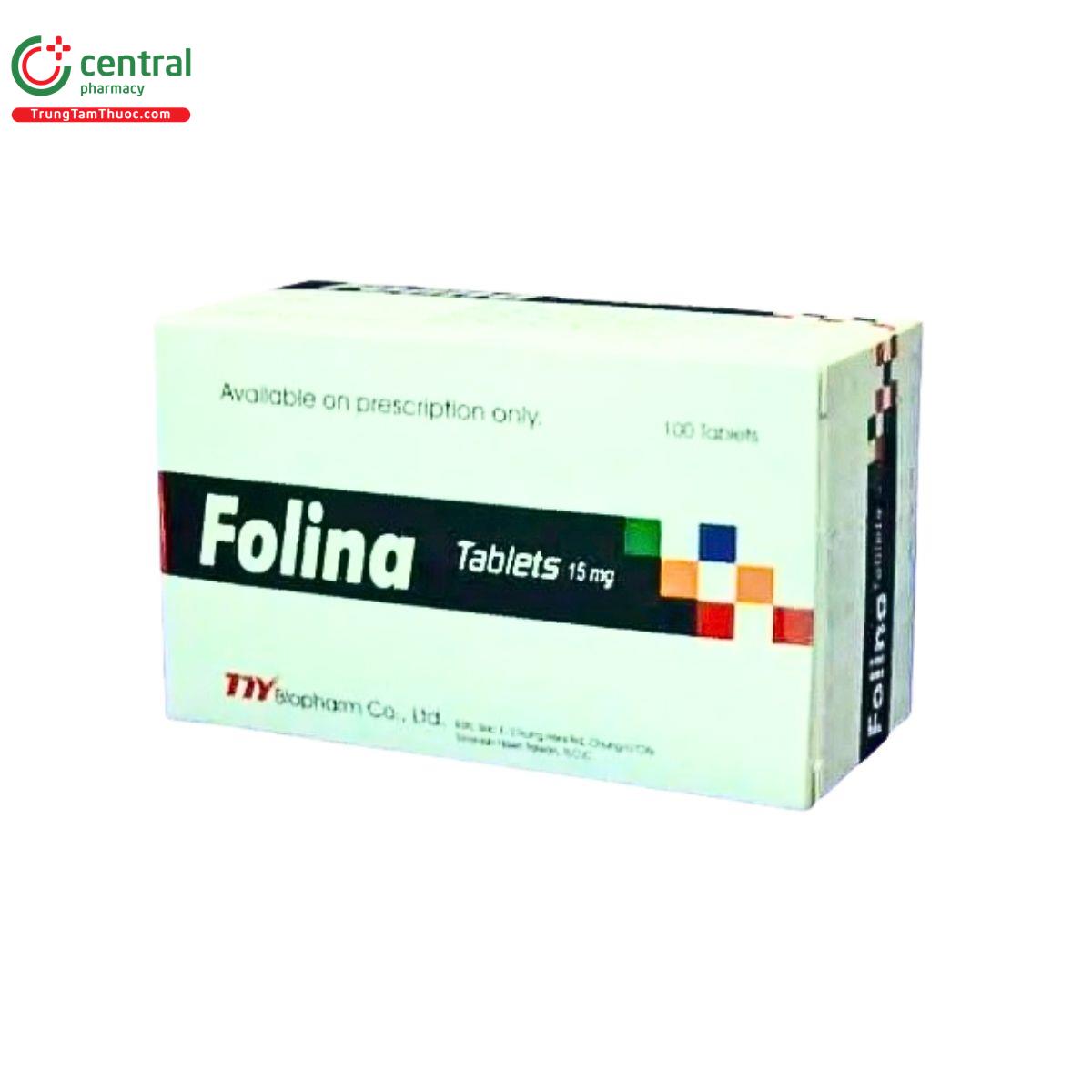 folina tablets 15mg 1 T8075 folina tablets 15mg 1 T8075