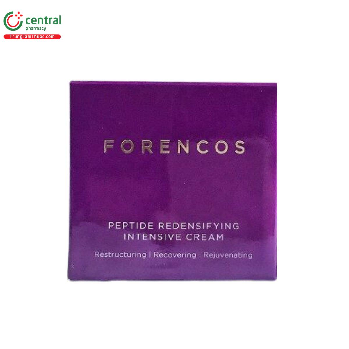 forencos peptide redensifying intensive cream 5 C1272