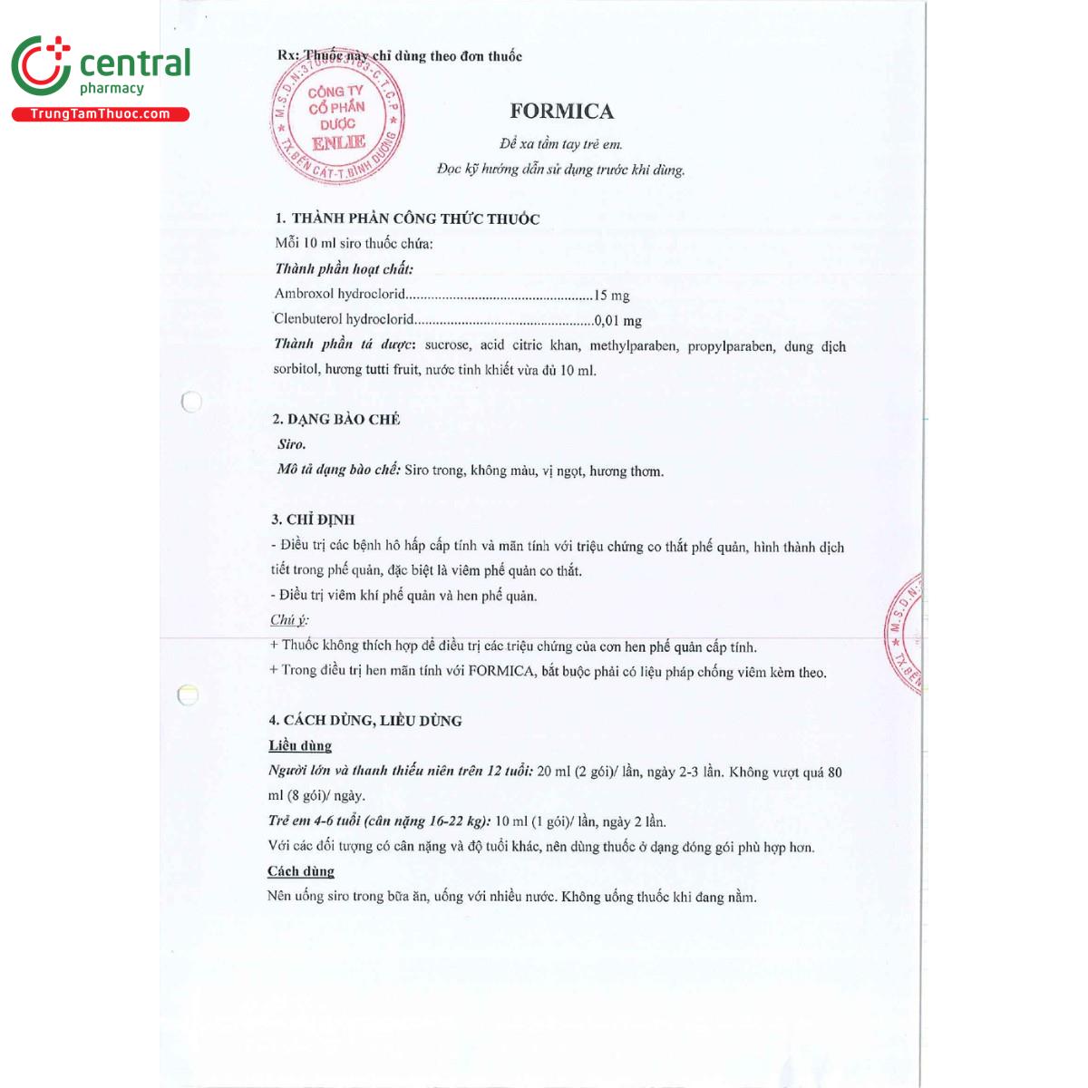 formica 15mg 001mg 4 G2237 formica 15mg 001mg 4 G2237