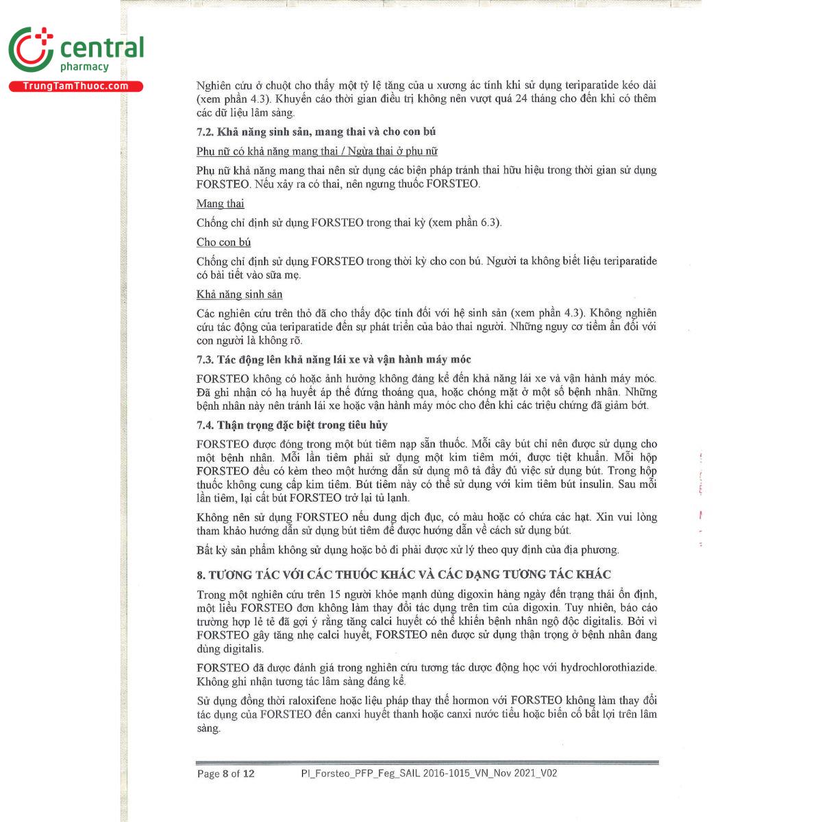 forsteo 11 T7654 forsteo 11 T7654