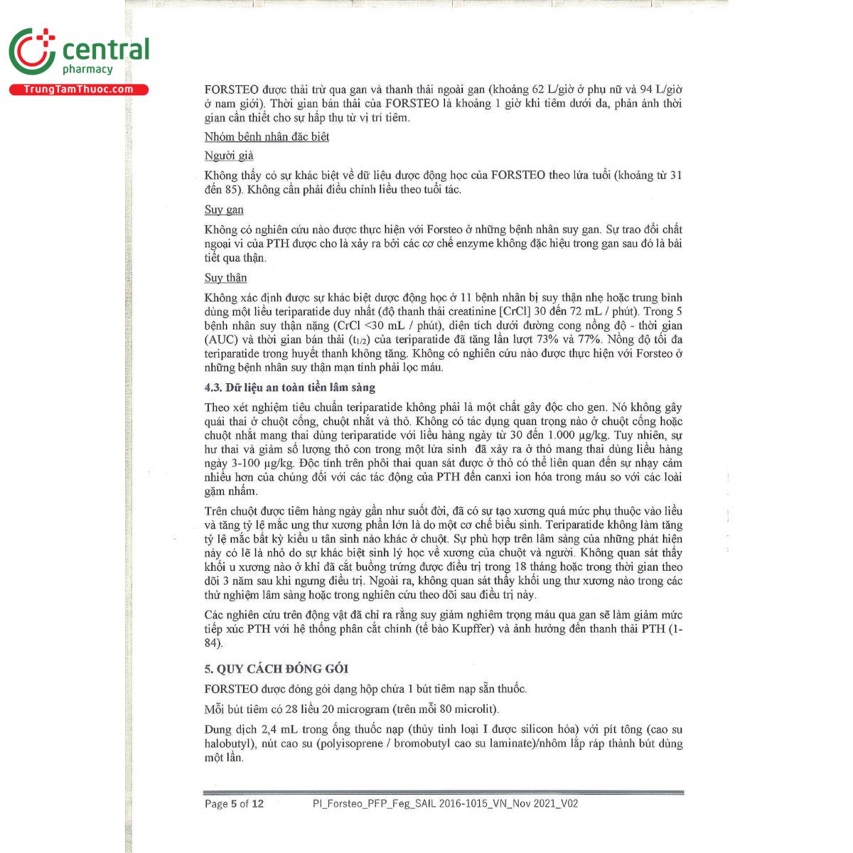 forsteo 8 R7085 forsteo 8 R7085