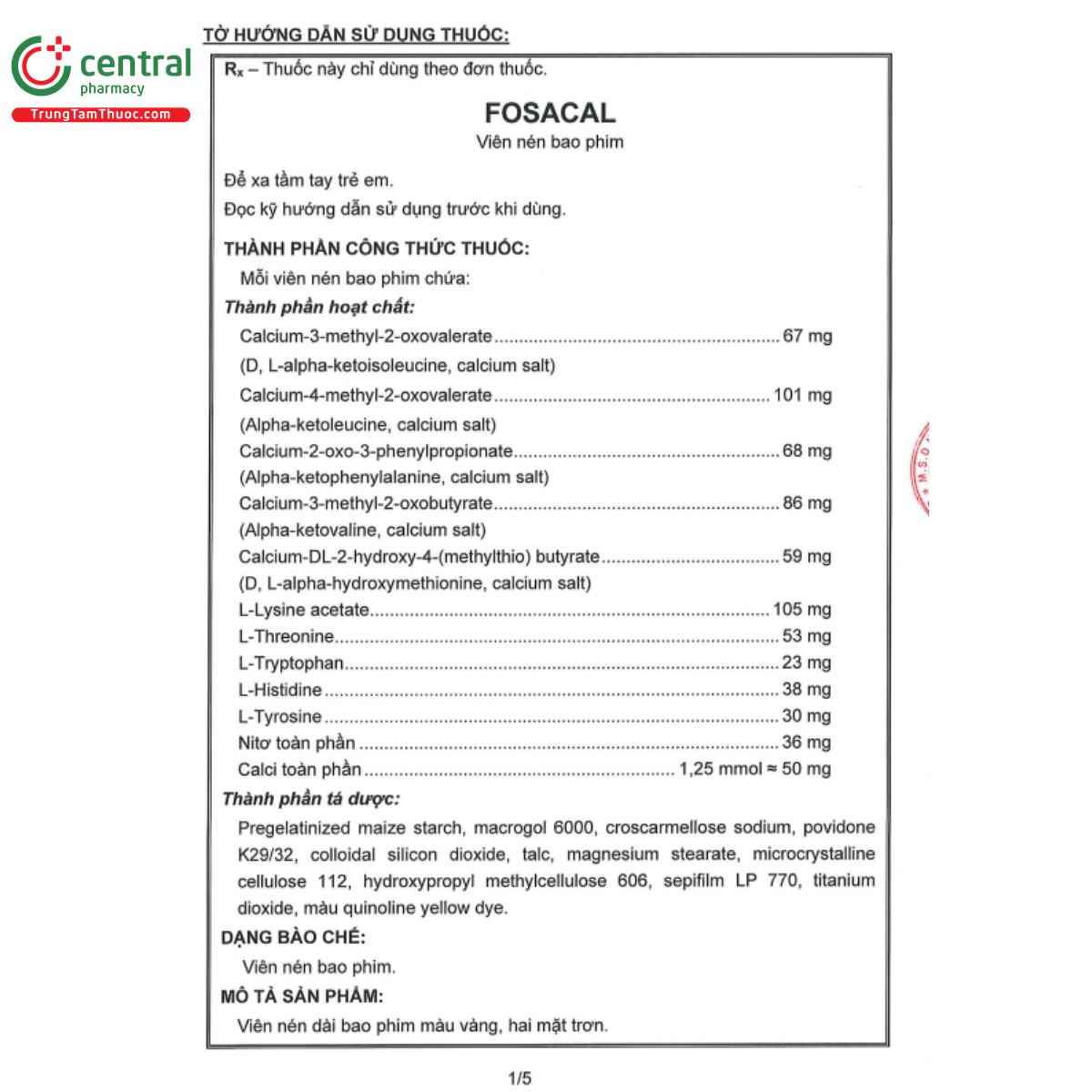 fosacal 6 G2165