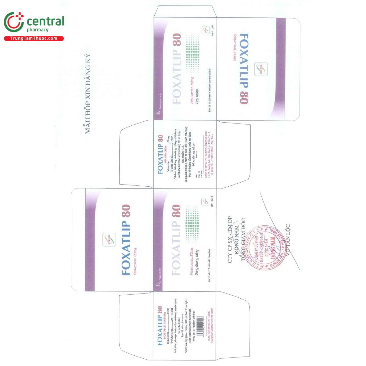 foxatlip 80mg 3 P6135 foxatlip 80mg 3 P6135