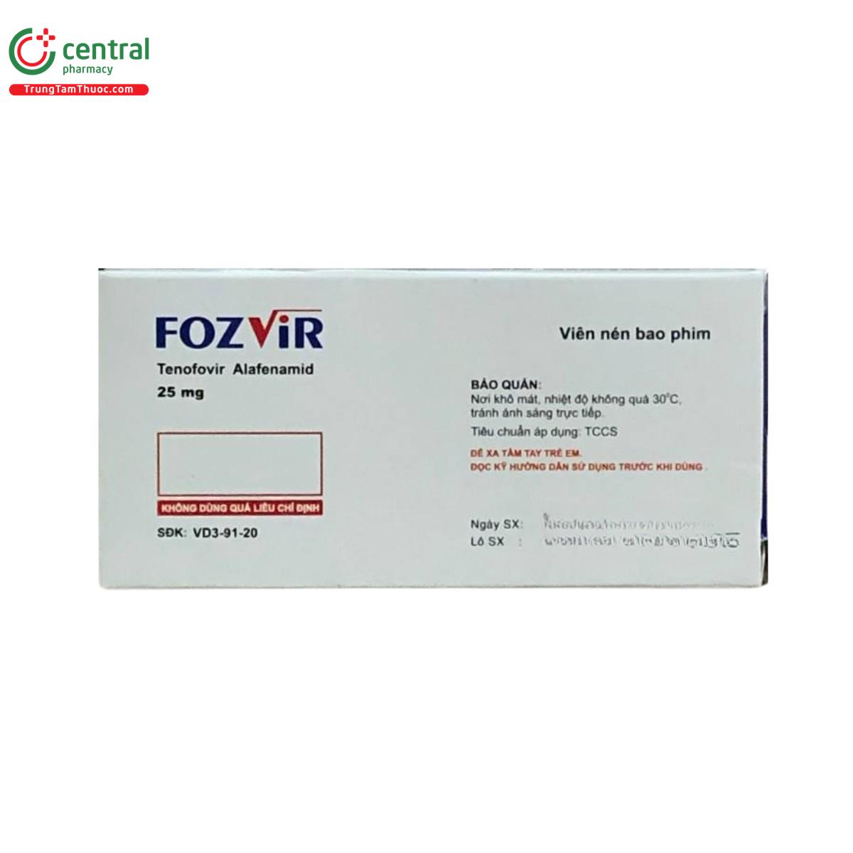 fozvir 25mg 4 M5768