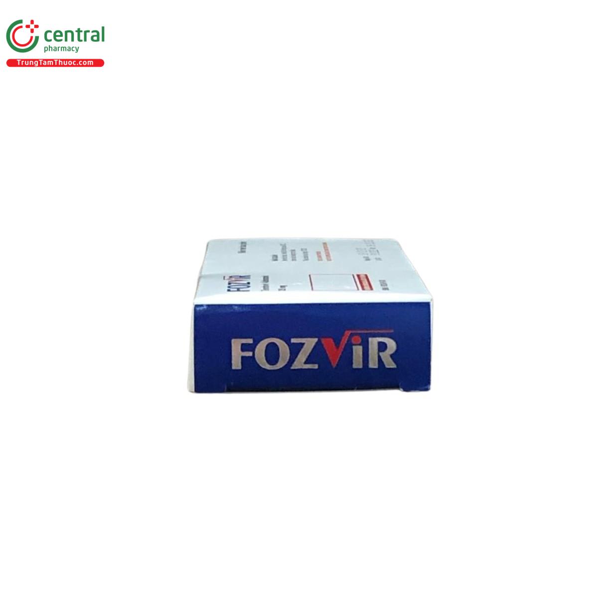 fozvir 25mg 8 L4451