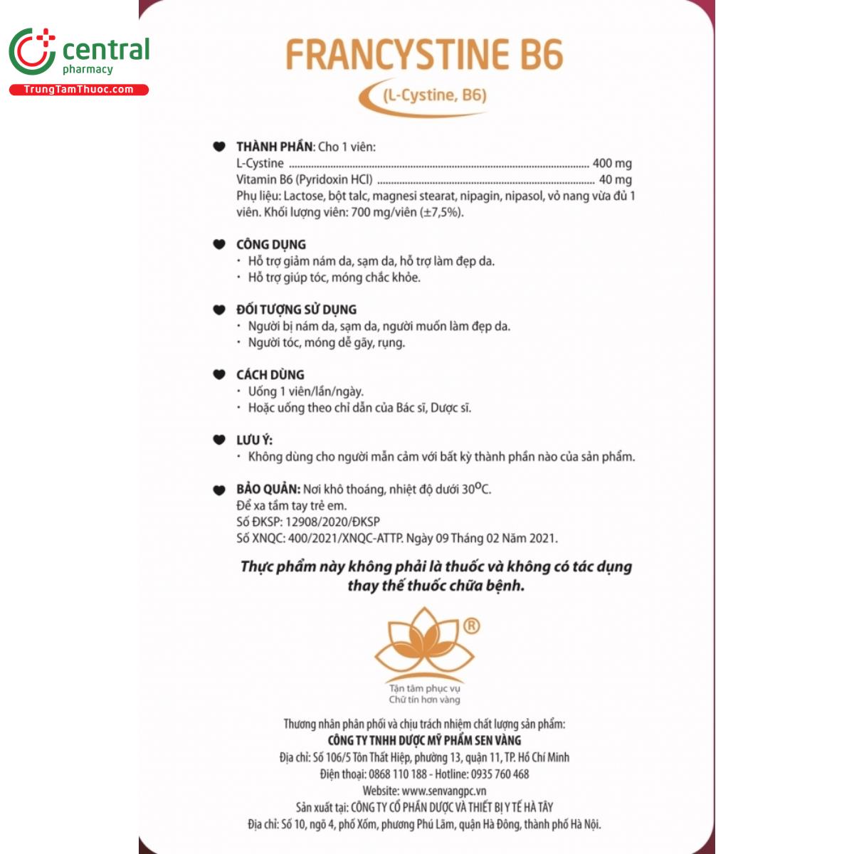 francystine b6 7 K4063