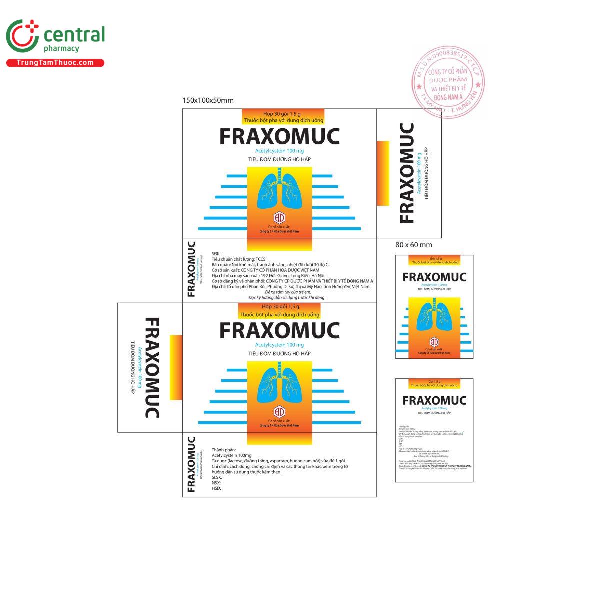 fraxomuc 100mg 4 U8006 fraxomuc 100mg 4 U8006