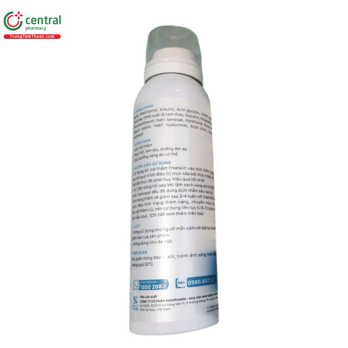 freeskin blemish control body mist 4 L4735 freeskin blemish control body mist 4 L4735