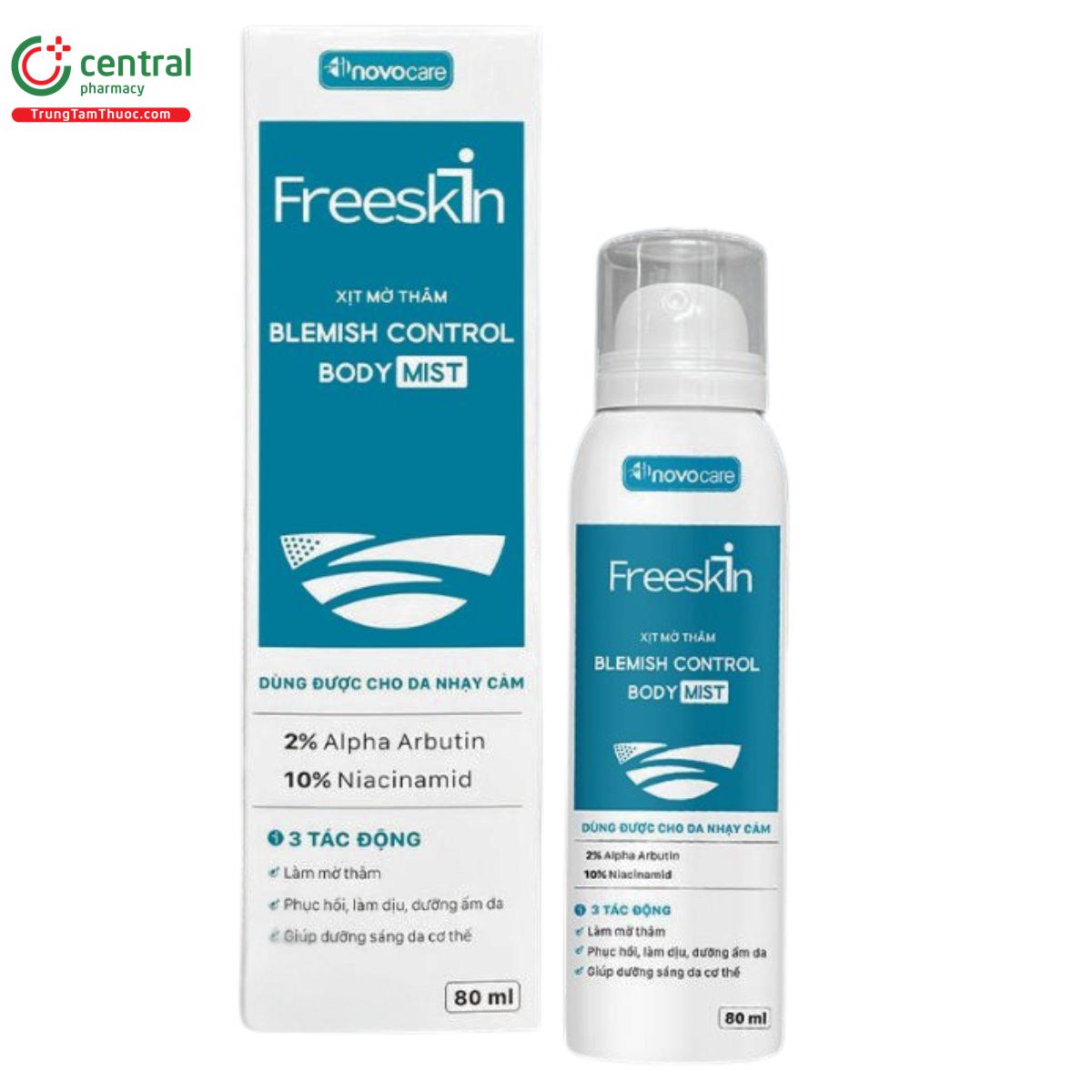 freeskin blemish control body mist N5674 freeskin blemish control body mist N5674
