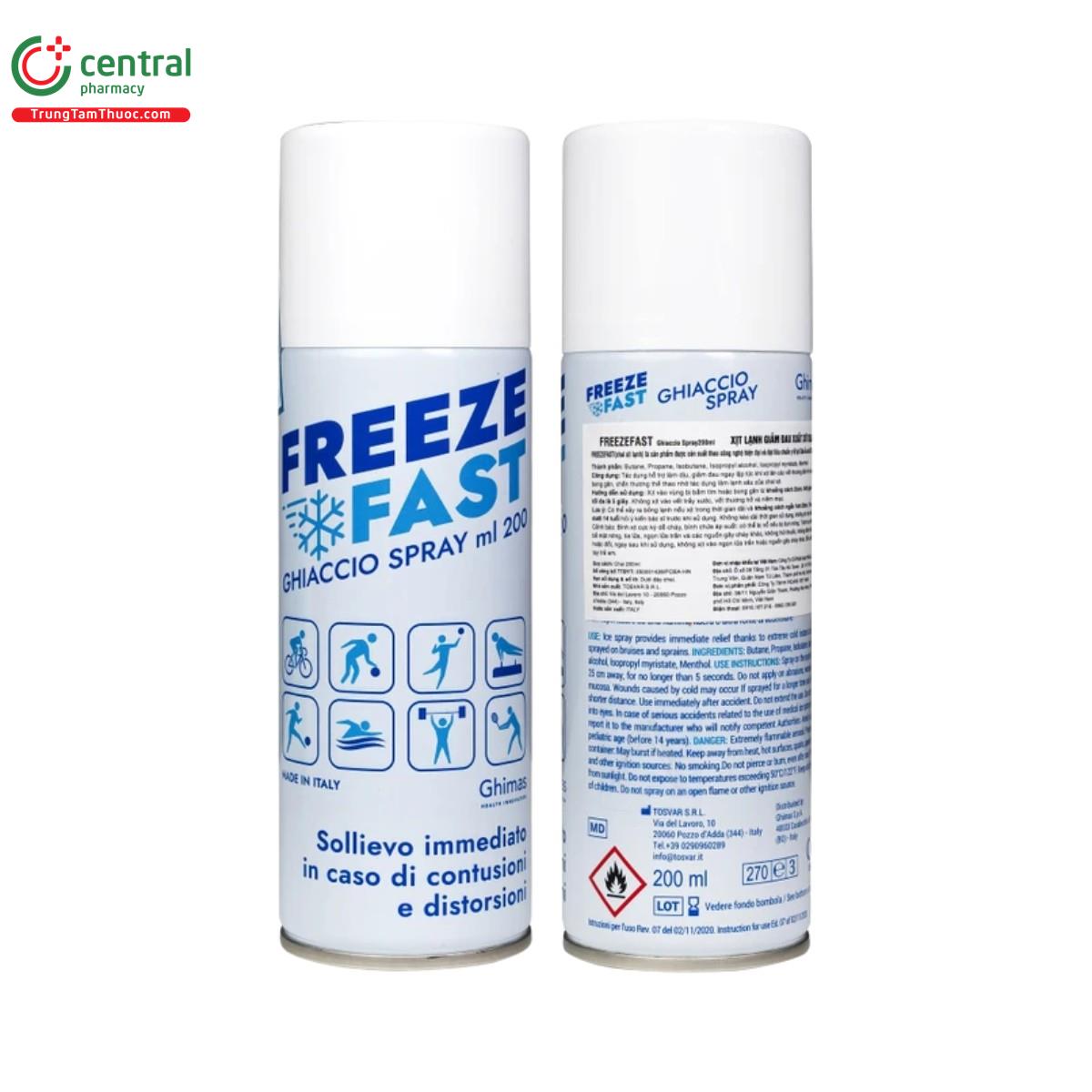 freezefast ghiaccio spray 2 H3300