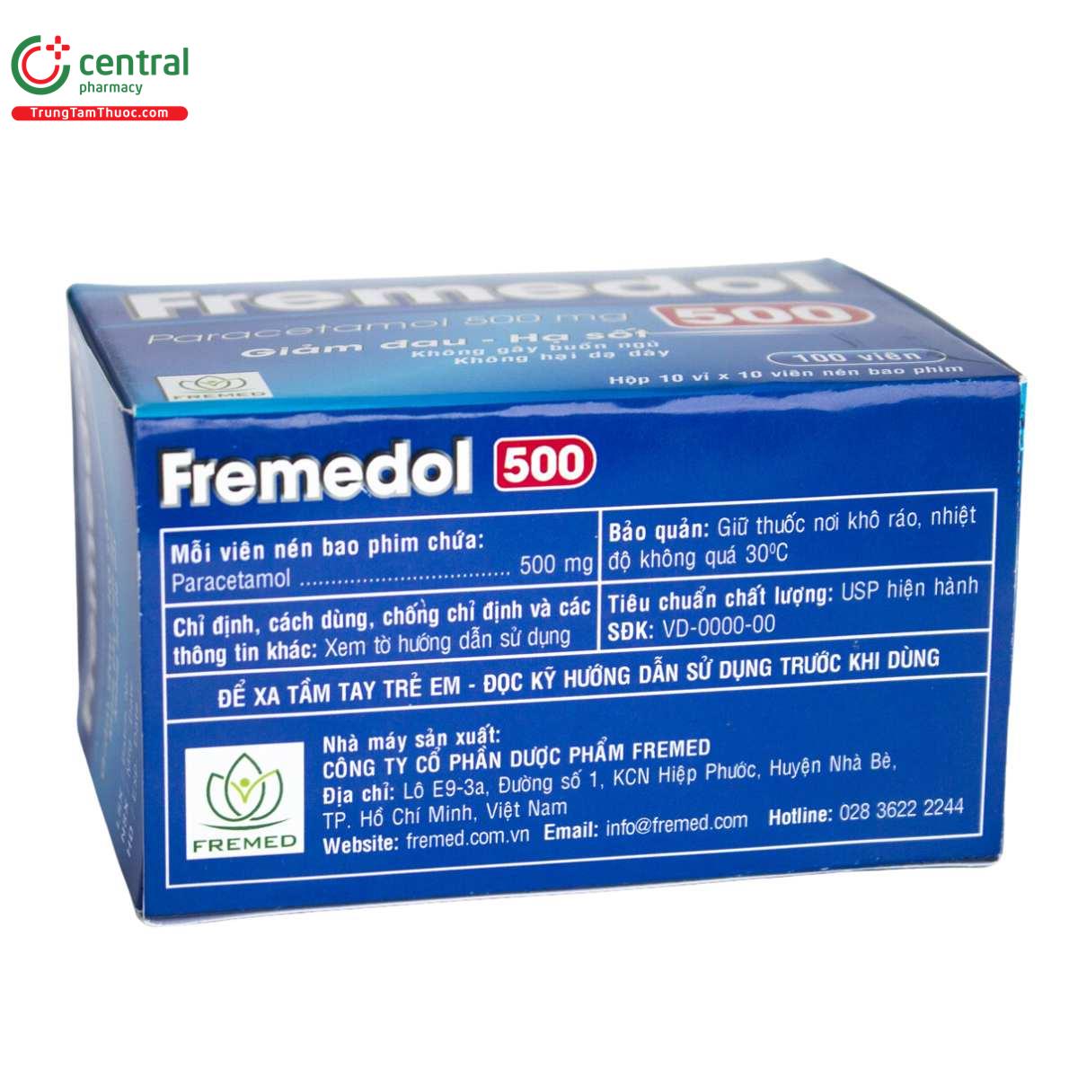 fremedol 500mg 3 T8121