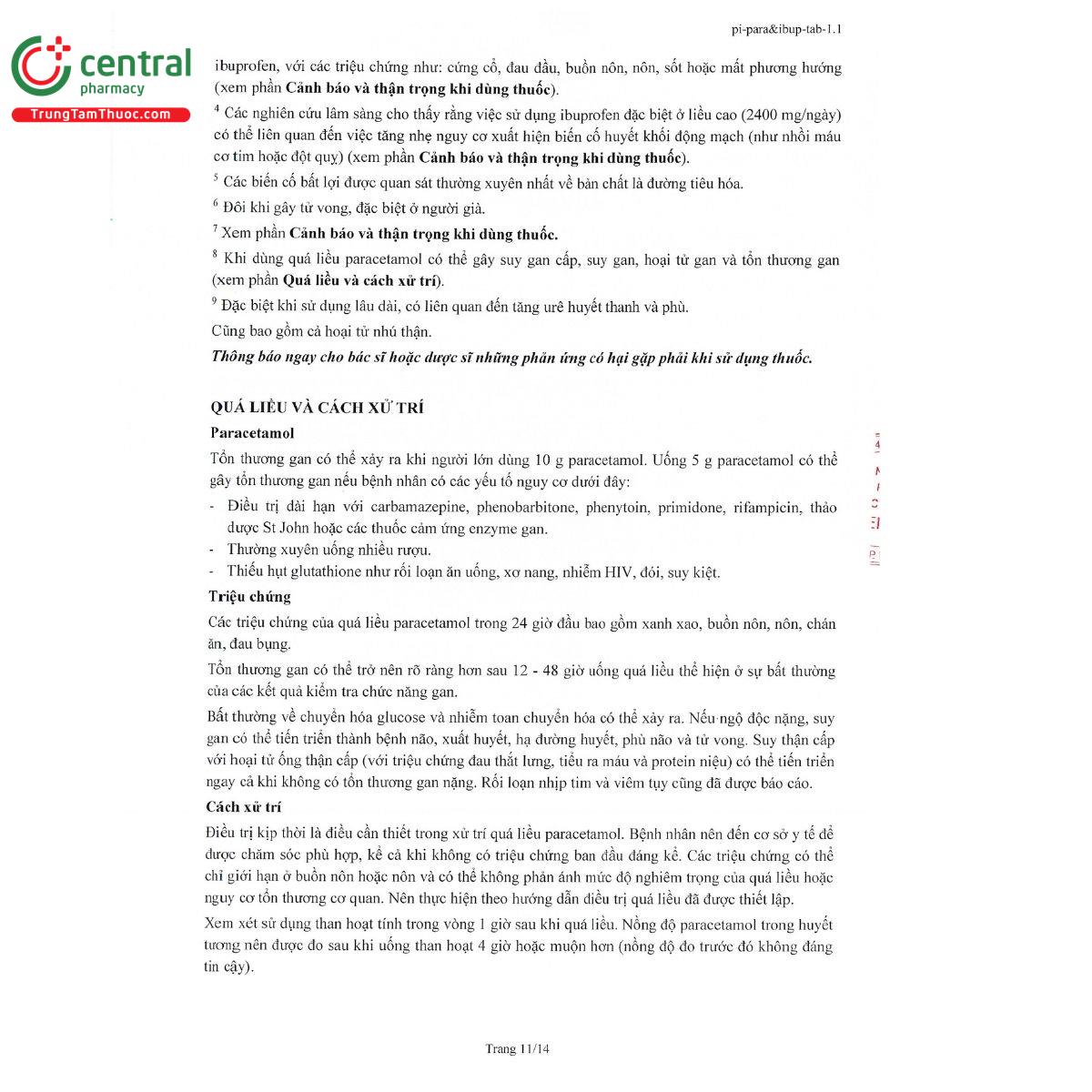 fremedol pain hdsd 11 O5122 fremedol pain hdsd 11 O5122