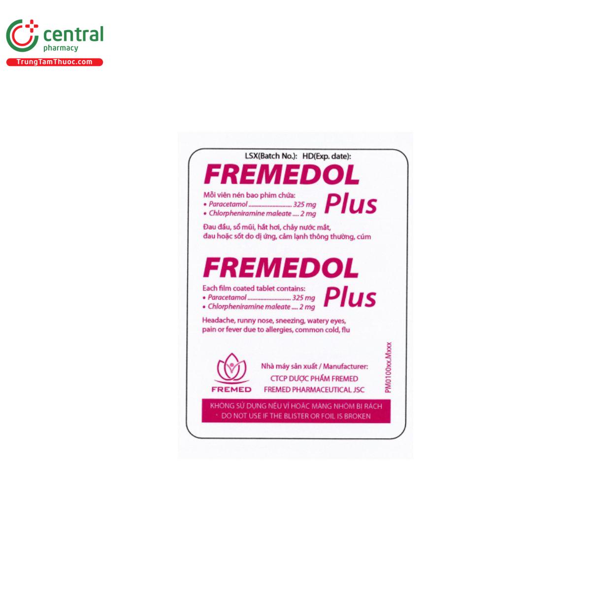 fremedol plus 6 G2334 fremedol plus 6 G2334