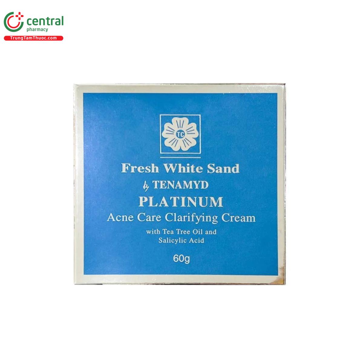 fresh white sand by tenamyd platinum acne care clarifying cream 3 F2412