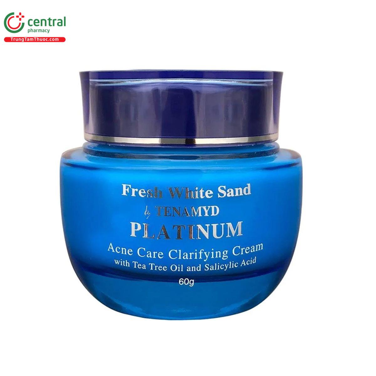 fresh white sand by tenamyd platinum acne care clarifying cream 6 E1477