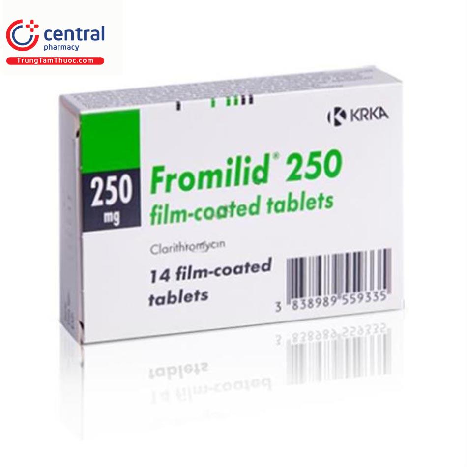 Thuốc Fromilid 250: Chỉ định, cách dùng thuốc hiệu quả