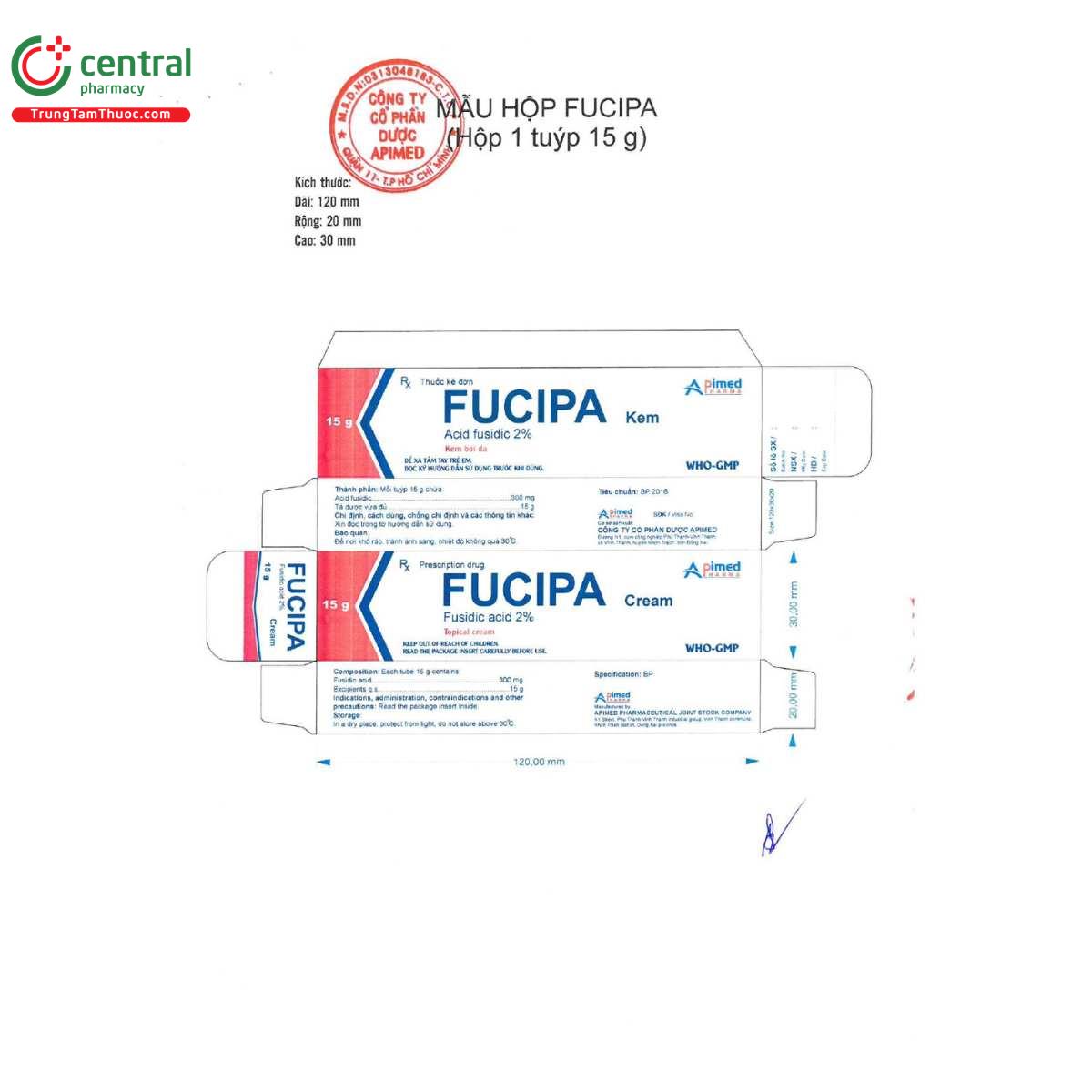 fucipa cream 15g 3 R7473