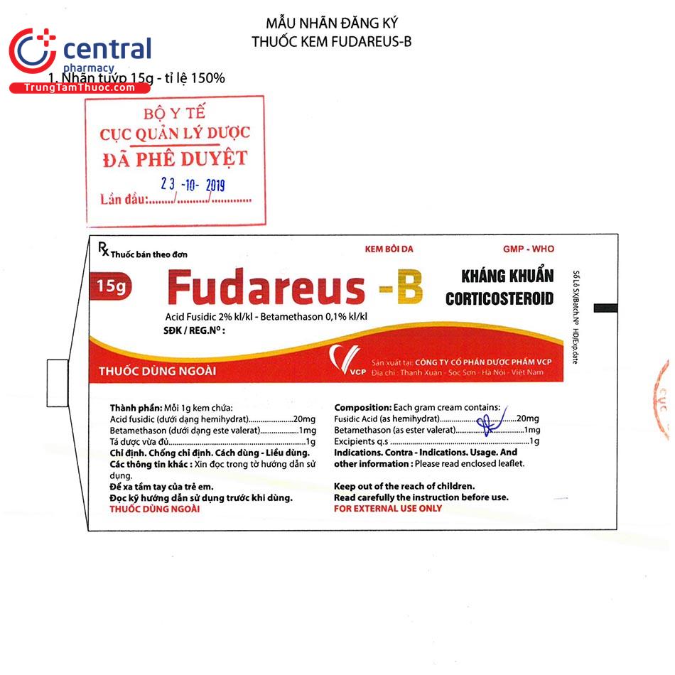 fudareus b 15g vcp 3 G2637