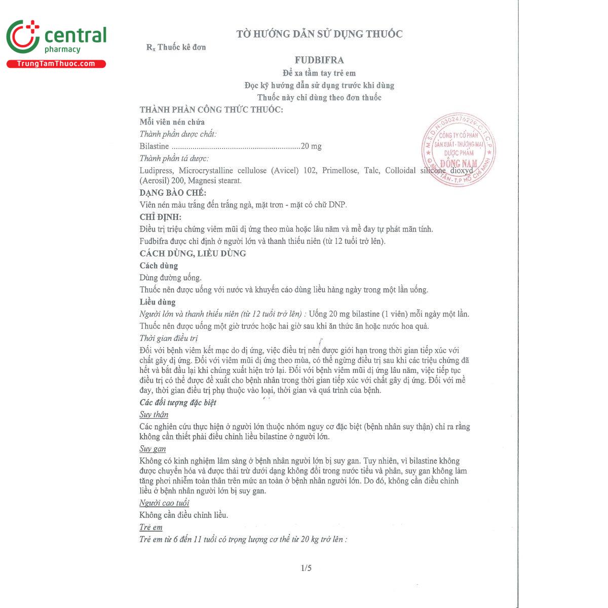 fudbifra 20mg 4 S7470