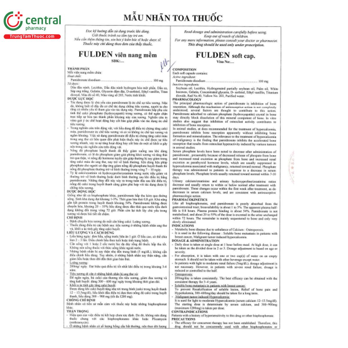 fulden 100mg 5 P6835 fulden 100mg 5 P6835