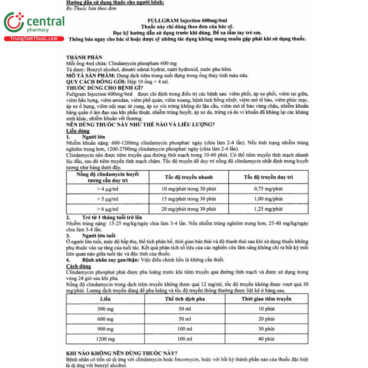 fullgram injection 600mg 4ml 5 Q6560