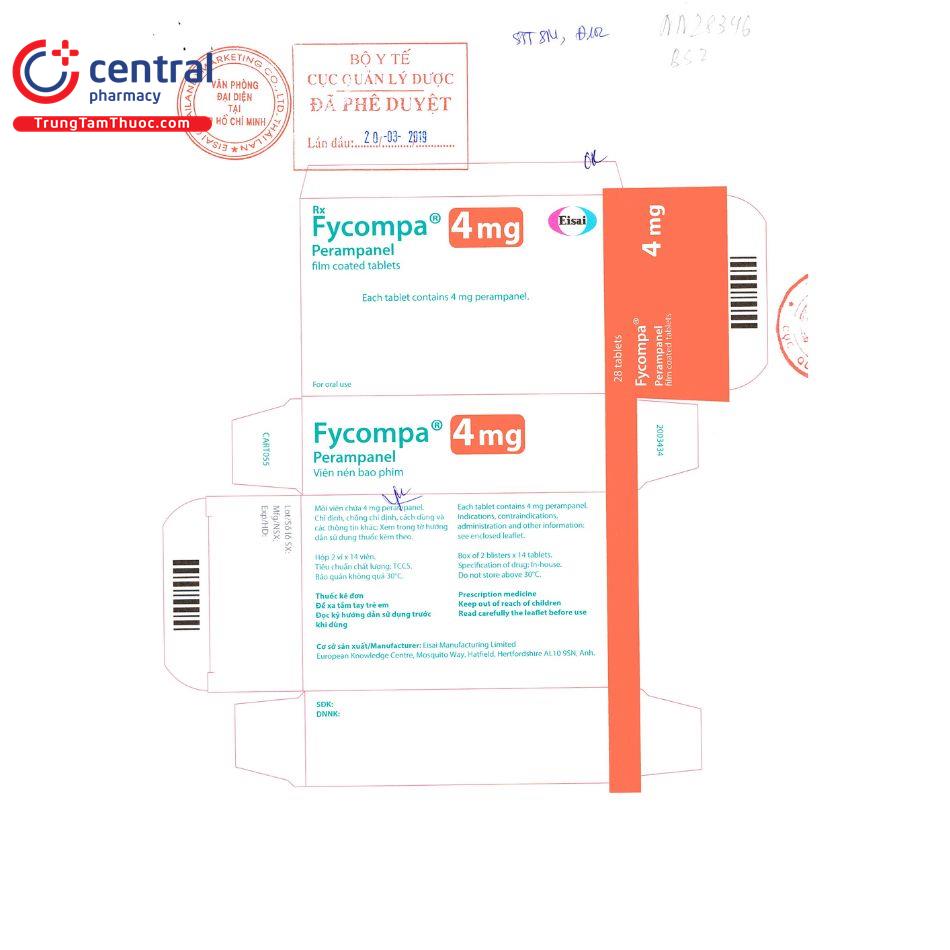 fycompa 4mg 8 A0250