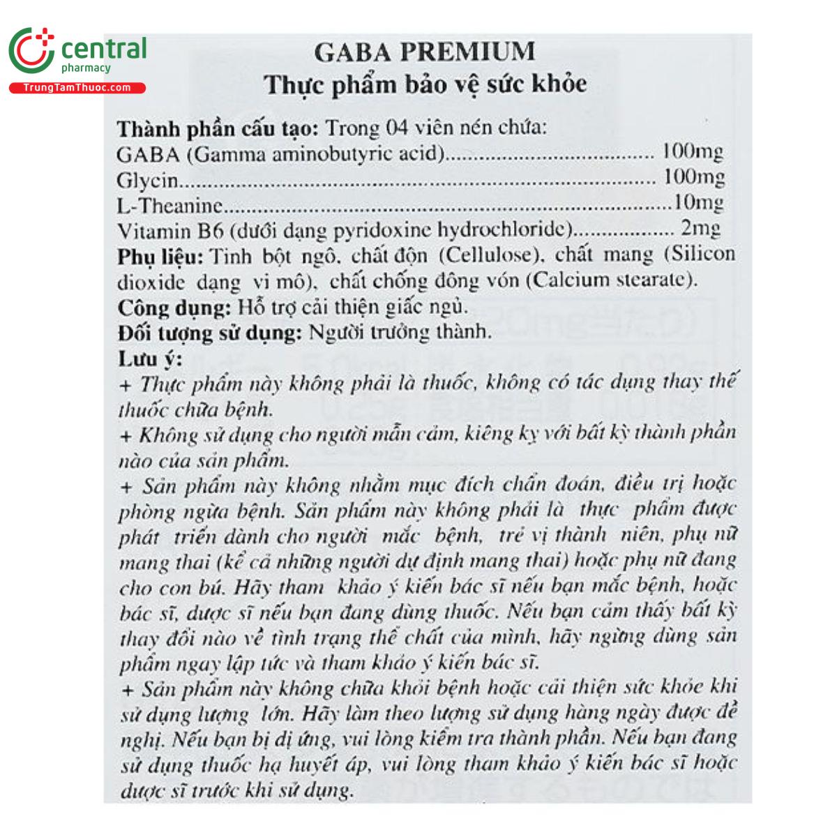 gaba premium 2 R6016 gaba premium 2 R6016