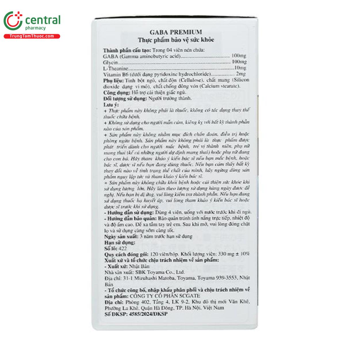 gaba premium 5 E1556 gaba premium 5 E1556