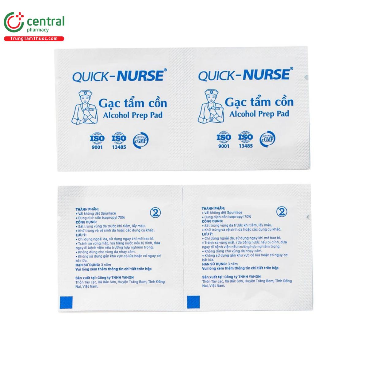 gac tam con quick nurse hop 100 mieng 6 3cm 2 V8501