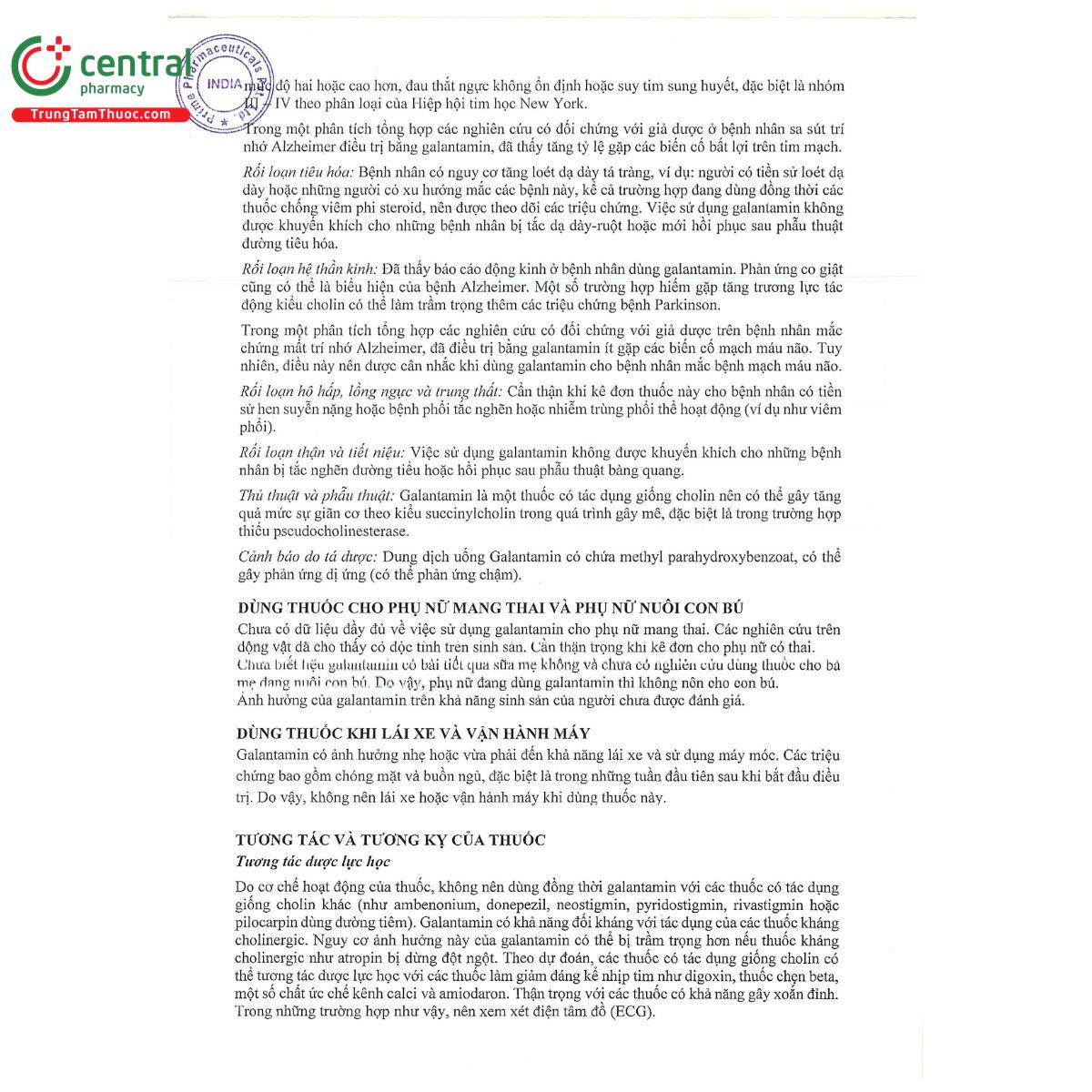 galantamine 4mg ml oral solution 6 F2828