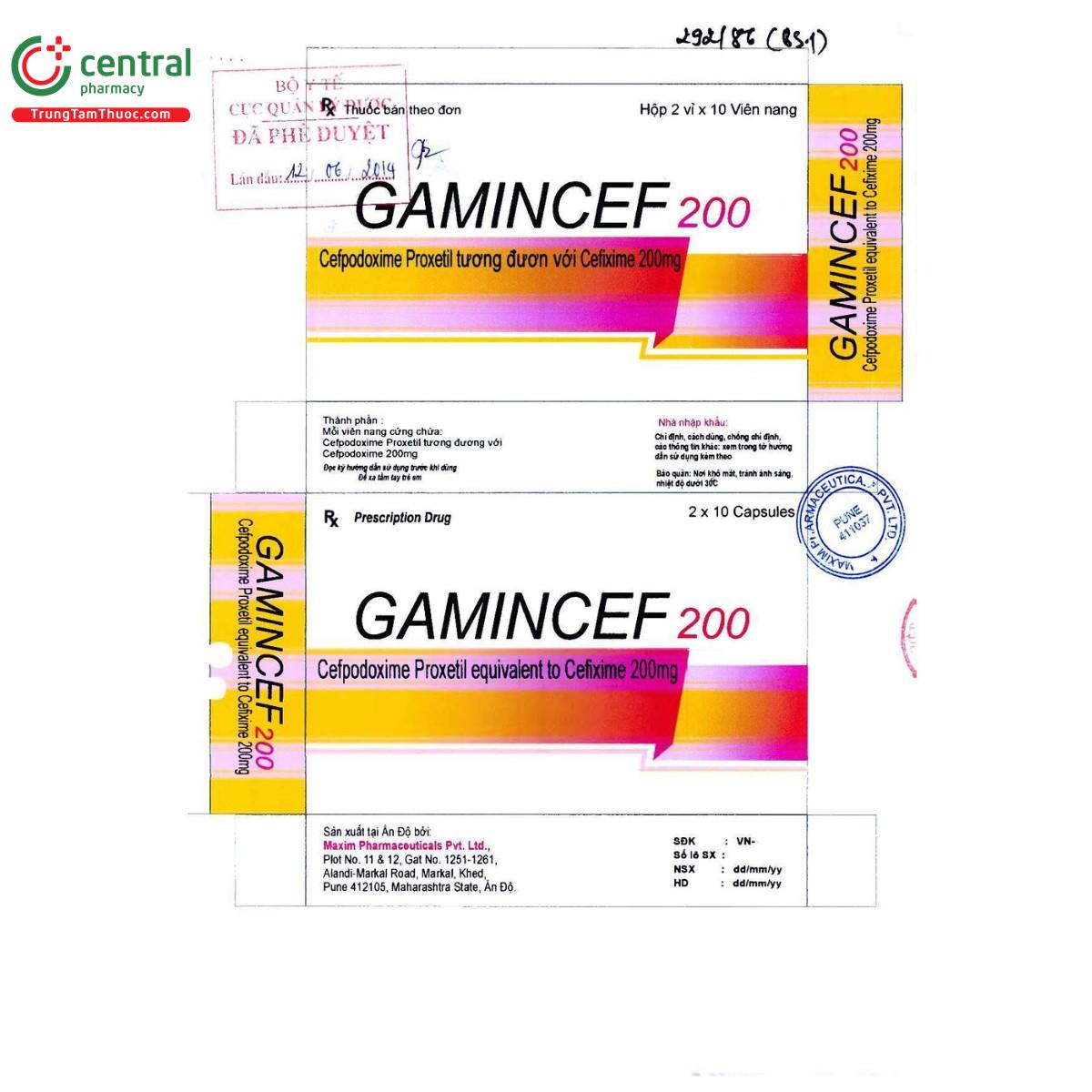 gamincef 200 11 L4080