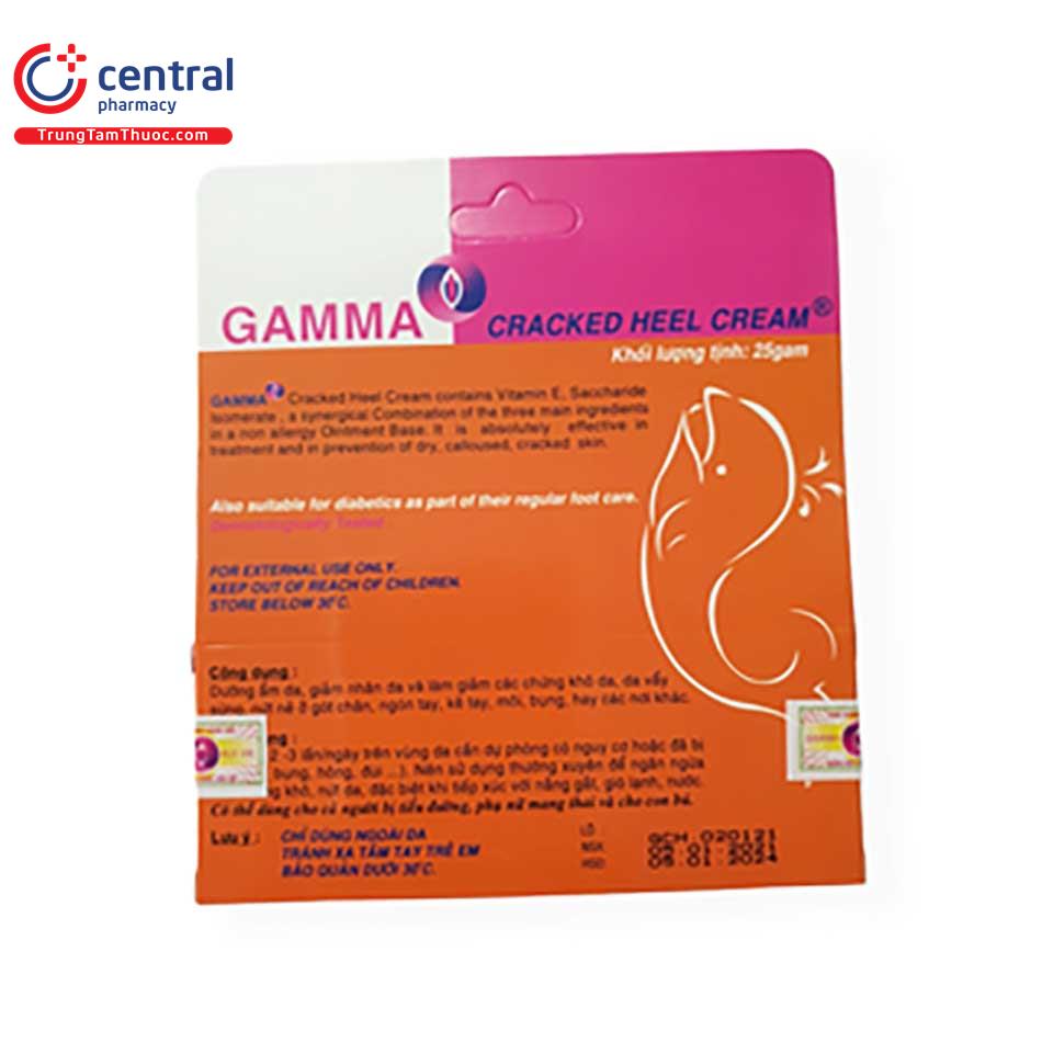 gamma cracked heel cream 25g 6 P6458