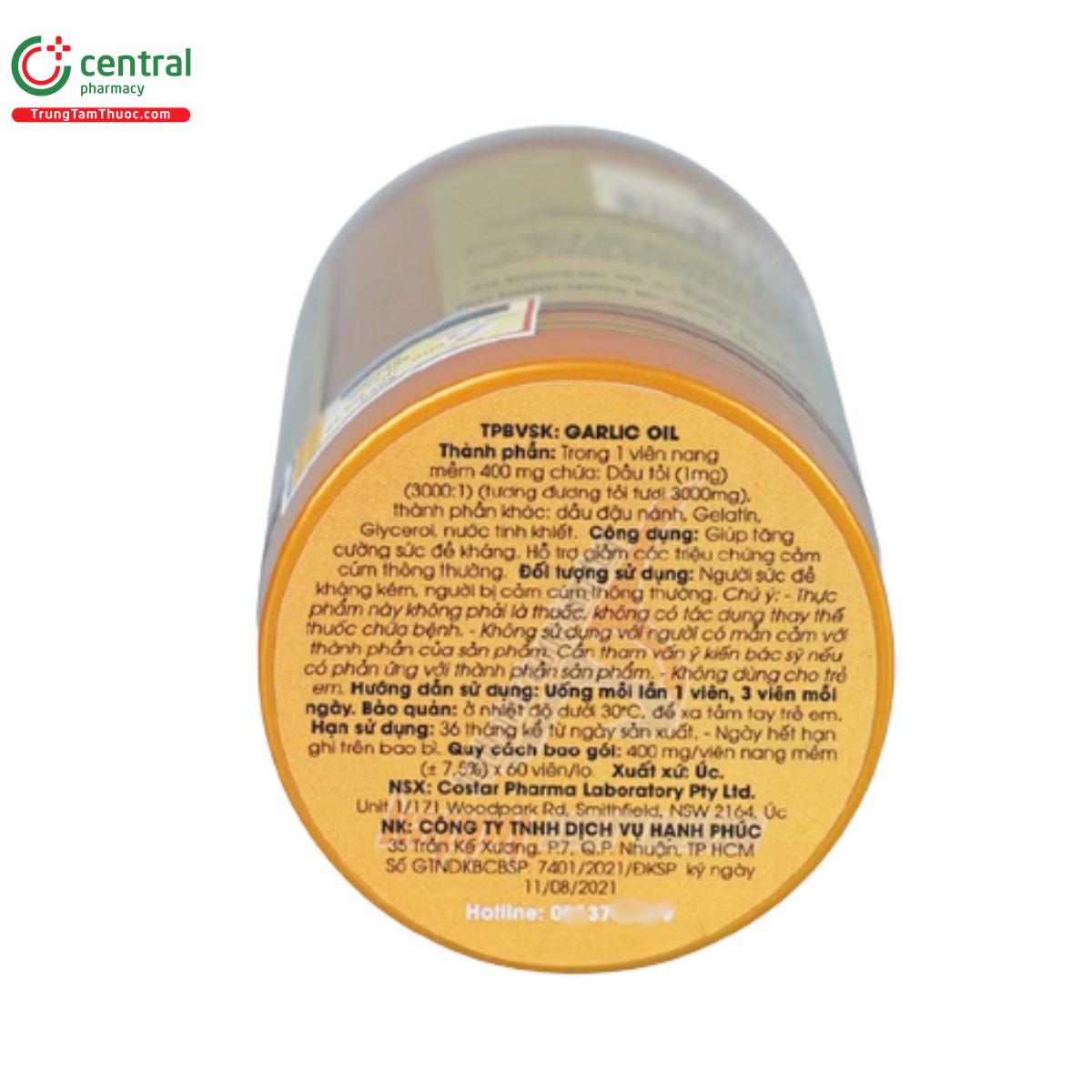 garlic oil costar 6 H2675 garlic oil costar 6 H2675
