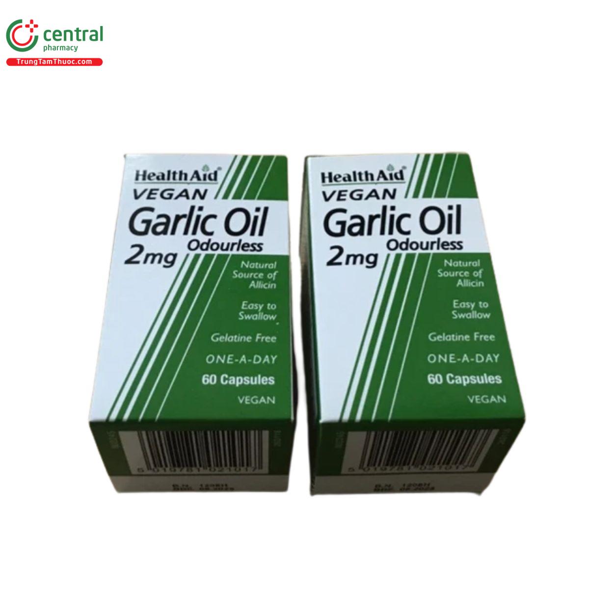garlic oil odourless 2mg healthaid 3 I3651