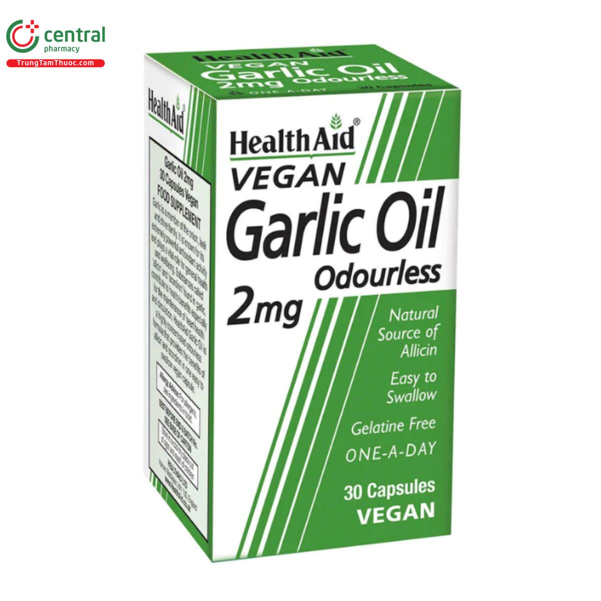 garlic oil odourless 2mg healthaid 6 K4540