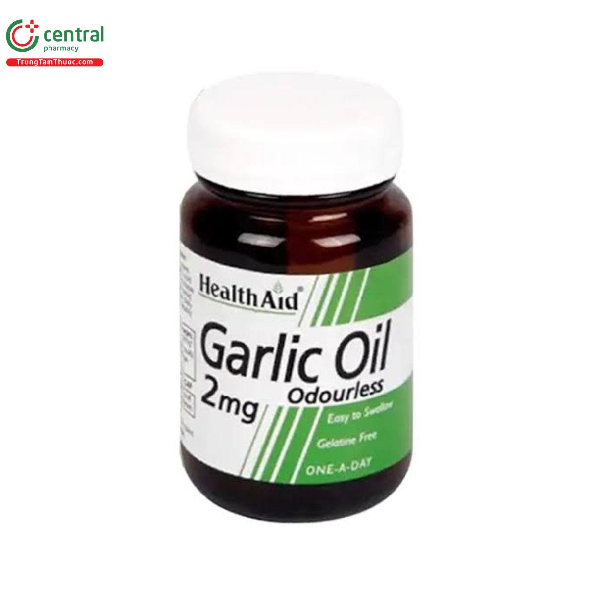 garlic oil odourless 2mg healthaid 9 M5530