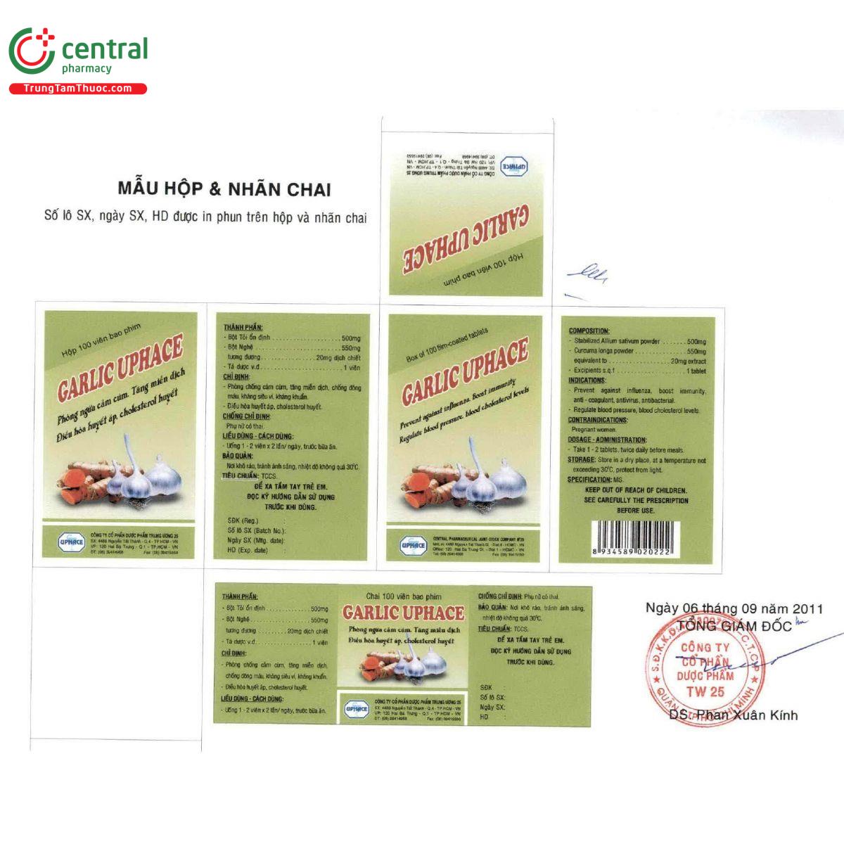 garlic uphace 3 M5615 garlic uphace 3 M5615