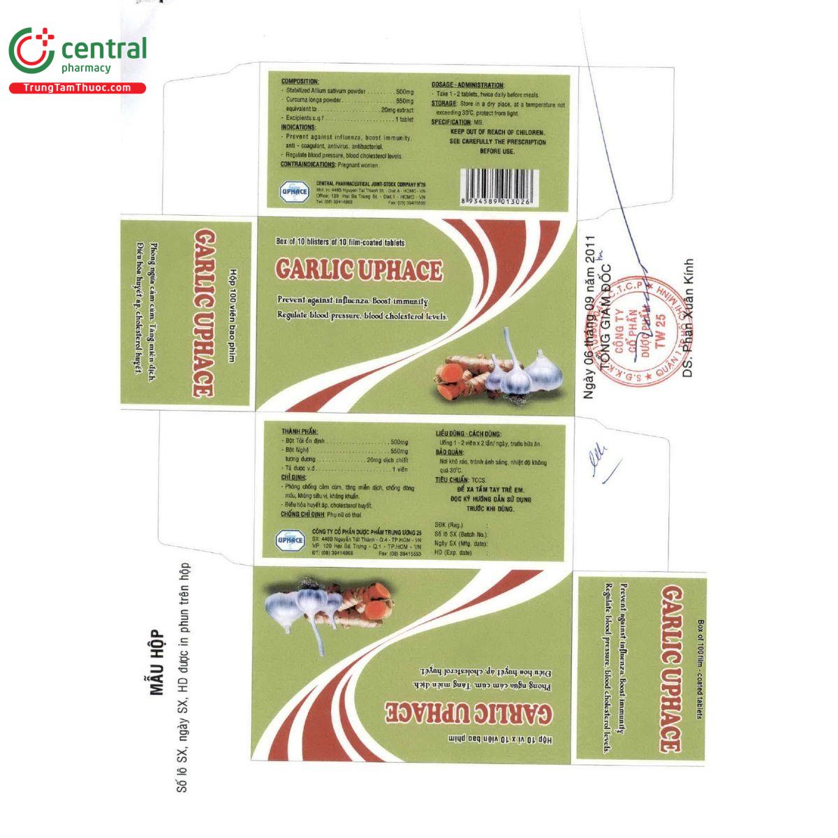 garlic uphace 4 F2078 garlic uphace 4 F2078