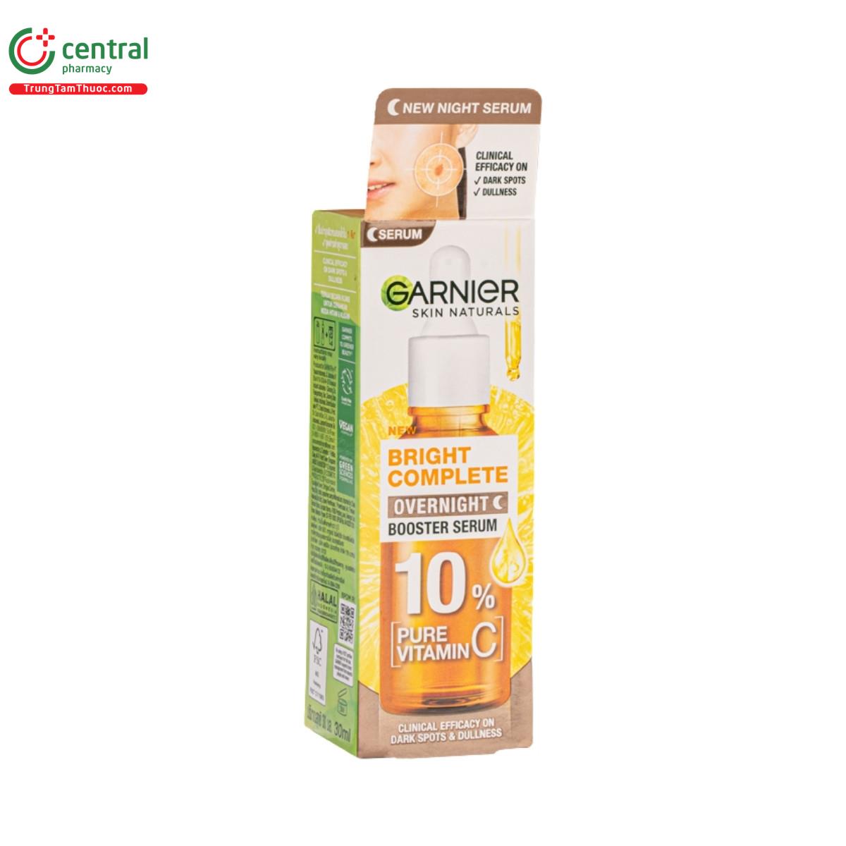 garnier bright complete overnight booster serum 6 S7233