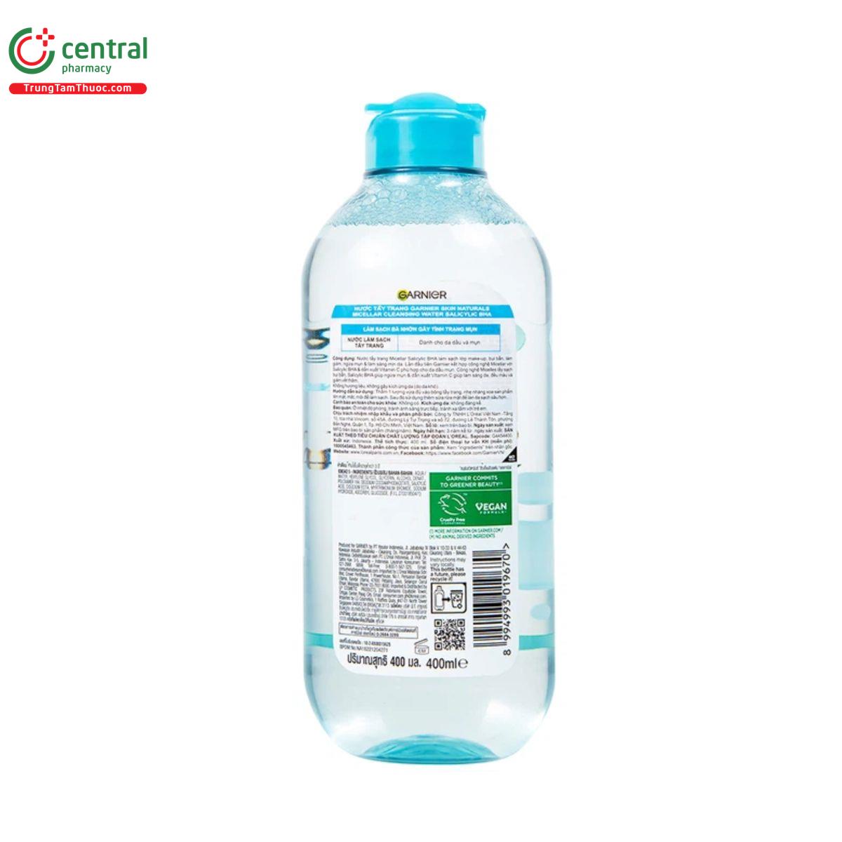 garnier micellar cleansing water salicylic bha 4 Q6562